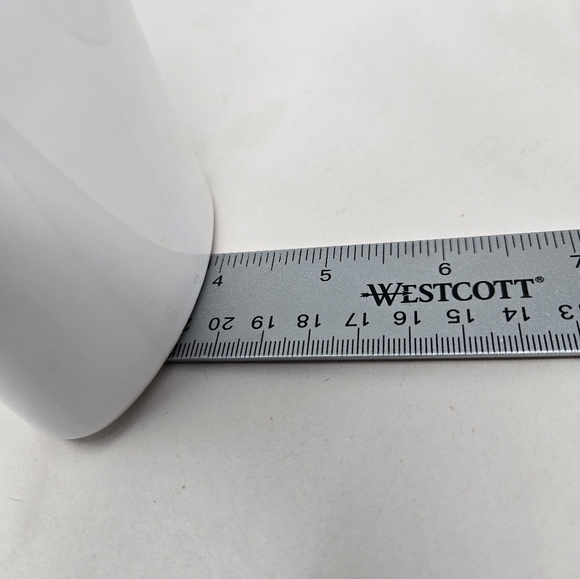 Vintage Dansk White Ceramic Pair of Double Vases Style Modernist Curvaceous - Picture 12 of 14